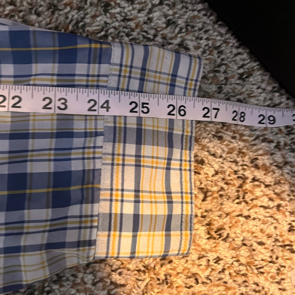 Duluth Trading Co. Plaid Button Up Shirt Hidden Pockets Vented Back 2XL - Picture 8 of 9